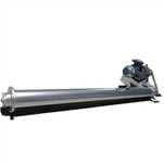 水平管状スクリューコンベア