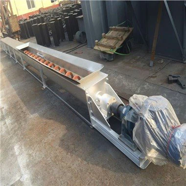 ステンレス製無軸スクリューコンベヤ